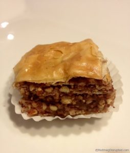 Making Baklava in the Nutmeg Disrupted kitchen