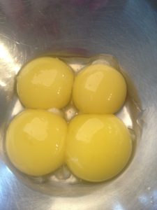 Yolks for hollandaise