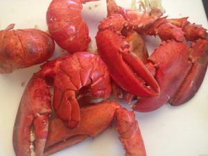 breaking down the lobster