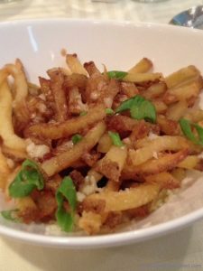 The Poutine starter from the Food Bloggers of Canada welcome dinner.