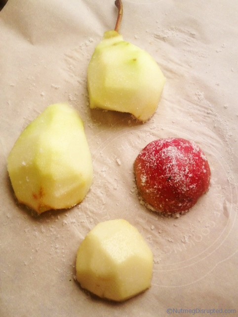 sugared pears