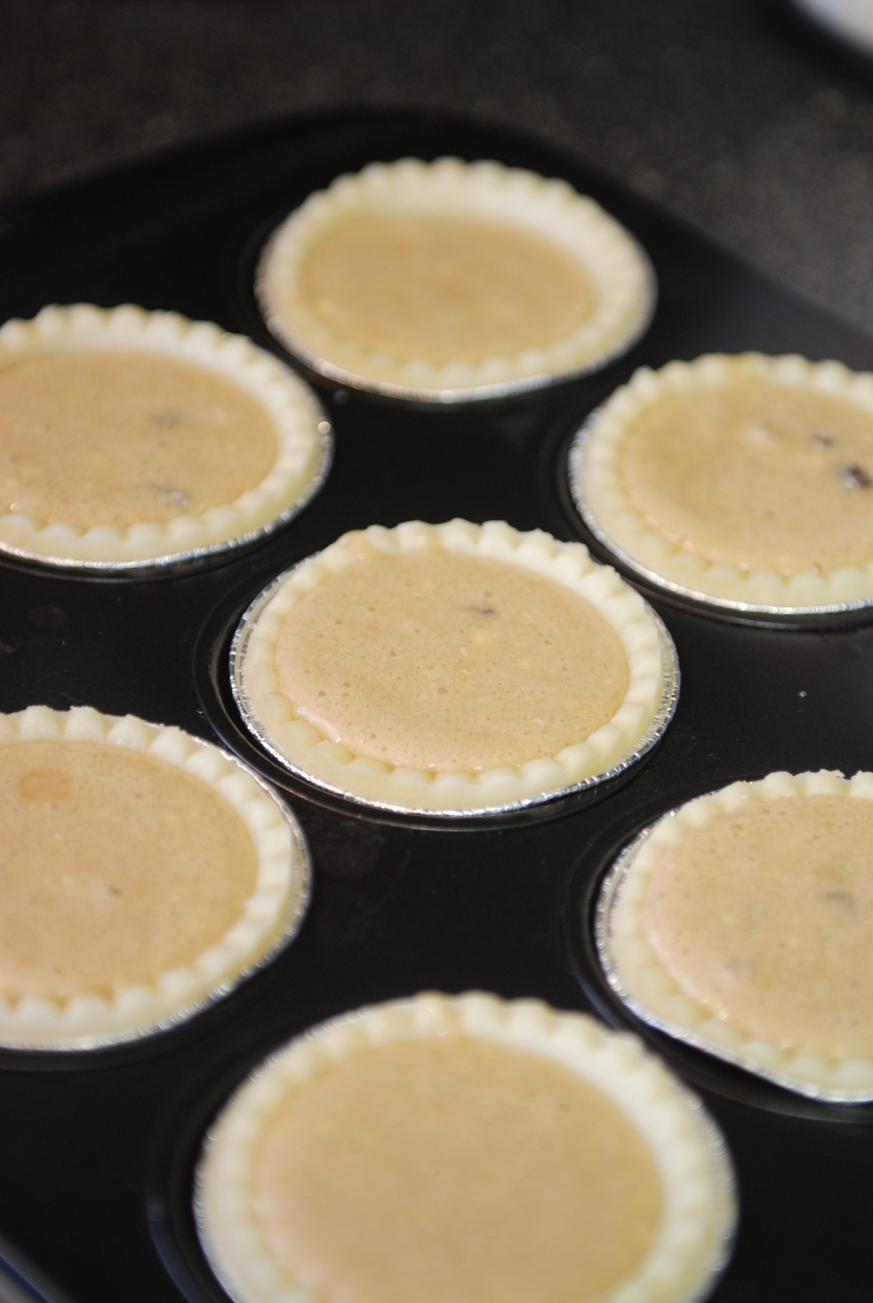 Butter tarts headed for the oven