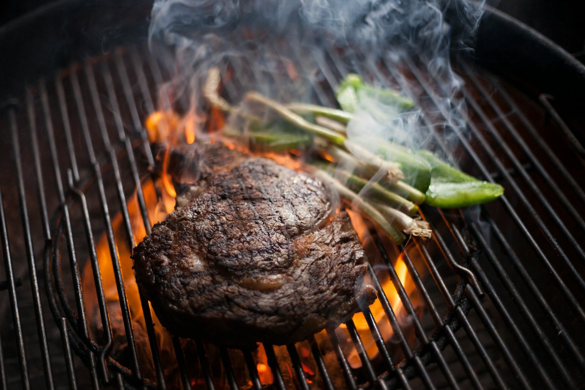 grilling beef